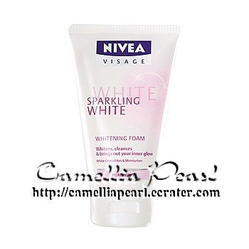 Nivea Visage Sparkling White Whitening Foam 100g
