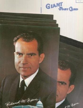 5 Bachrach Photo portrait President Richard M Nixon GIANT Postcards Post Card
