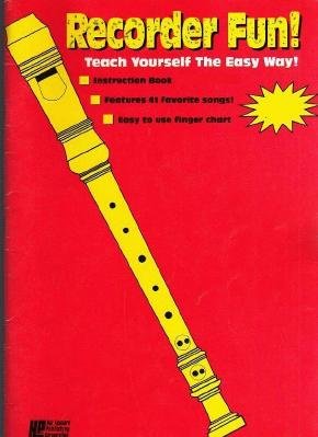 RECORDER FUN Teach Yourself Music Instruction Book