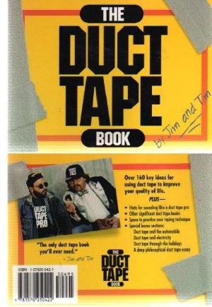 THE DUCT TAPE BOOK Humor Cheap Repairs Made Simple