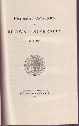 1914 BROWN UNIVERSITY Prov RI Catalog Historical Book