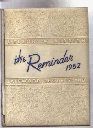 Aldrich High School Lakewood Warwick RI 1952 Year Book