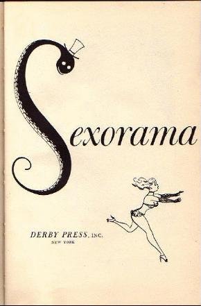 SEXORAMA Vintage Mens Jokes Cartoons Humor Book 1955