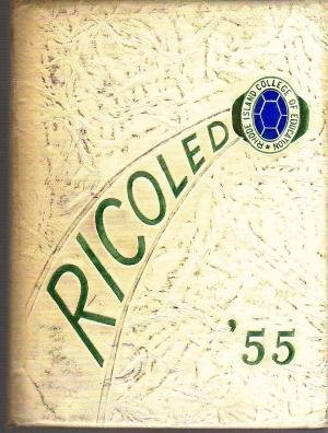 1955 RICOLED RIC RICE RI College of Education Year Book