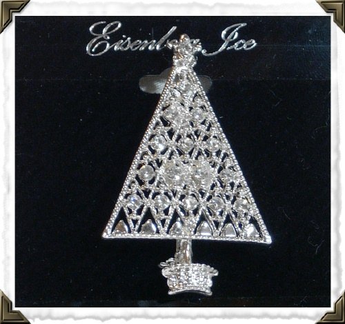 Eisenberg Ice Christmas Tree Sliver Lattice Pin