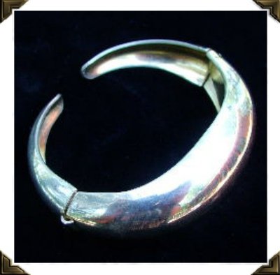 Vintage Coro Silver Plated Dual Hinged Bracelet c.1940s