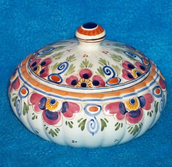 Delft de Delftse Pauw ~ Signed Candy Jar