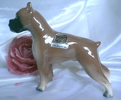 Calif Pottery~ Robert Simmons BARON JR. BOXER