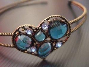 Heart-Shaped Bronze Hairband (H015)