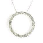 1/4 ctw. of Brilliant Round Cut Diamonds Necklace