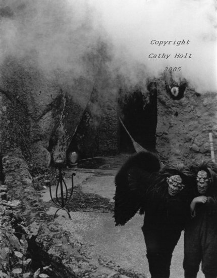 Winged Monkeys at the Wicked Witch's Castle, Land of Oz, Beech Mountain, NC