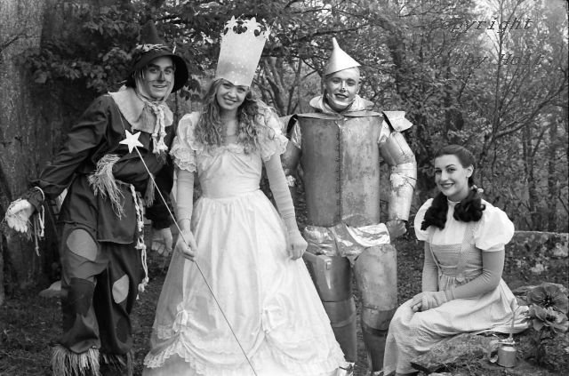"Reunion" Dorothy, Tin Man, Glinda & Scarecrow, Land of Oz, Beech Mountain, NC