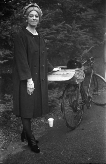 Elvira Gulch on her bike, Land of Oz, Beech Mountain, NC