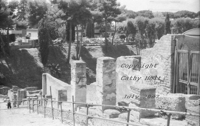 Pompeii in Black & White #4 - View from the Entrance