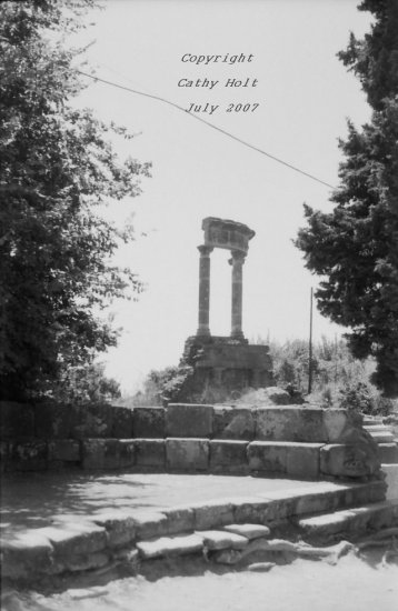 Pompeii in Black & White #7 - Temple to Venus(?)