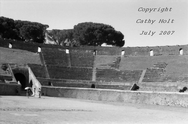 Pompeii in Black & White #9 - Ampitheatre