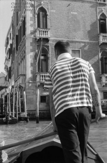 "Rowing Away..." Venice, Italy
