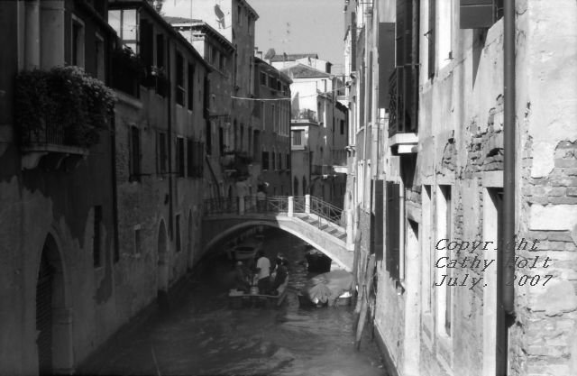 "Let's lower our heads this time...", Venice, Italy