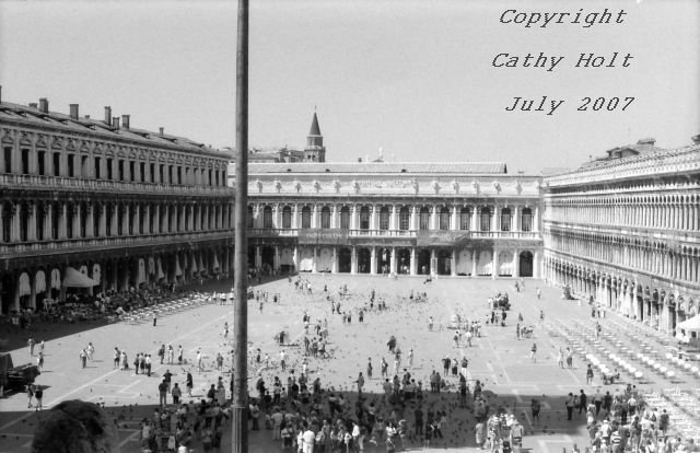 Piazza San Marco: View from St. Mark's Basilica, Venice, Italy