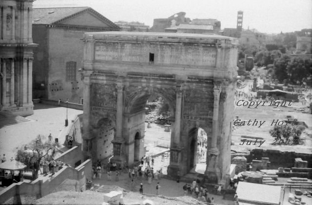 Arch of Septimius Severus, Rome, Italy