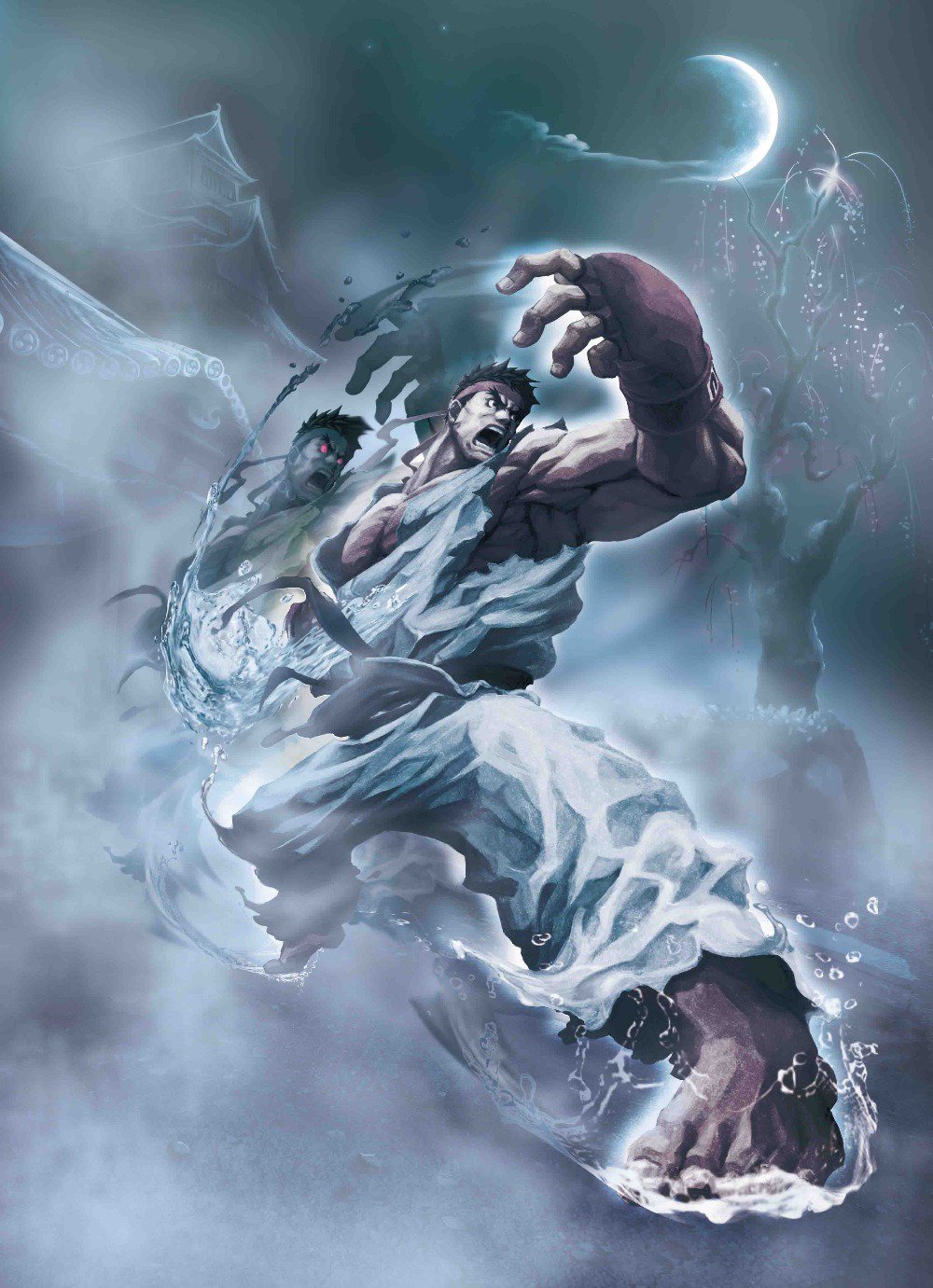 Street Fight Ryu Power Poster 32''