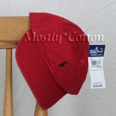 NwT Polo Ralph Lauren INFANT Boys BASEBALL Hat Cap RED New with Tags