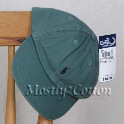 NwT Polo Ralph Lauren INFANT Boys BASEBALL Hat Cap GREEN New with Tags