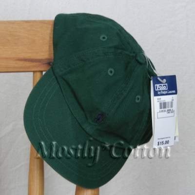 Polo Ralph Lauren INFANT Boys Baseball Cap Hat GREEN New