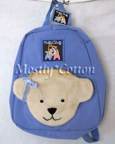 MUFFY Stuff VANDERBEAR Teddy Bear BACKPACK Toddler