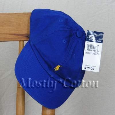 Polo Ralph Lauren TODDLER Boys Baseball Cap Hat ROYAL BLUE NwT New with Tags
