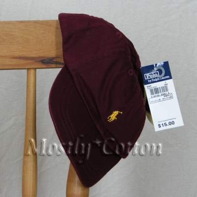 Polo Ralph Lauren TODDLER Boys Baseball Cap Hat BURGUNDY MAROON NwT New with Tags