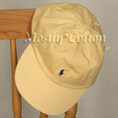 Polo Ralph Lauren BOYS Baseball Cap Hat YELLOW 4 5 6 7 MEDIUM New