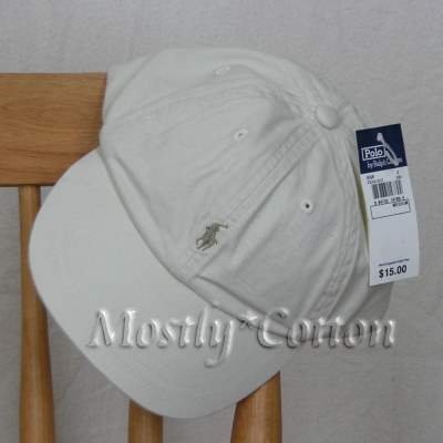 Polo Ralph Lauren BOYS Baseball Cap Hat STONE 4 5 6 7 MEDIUM NwT New with Tags