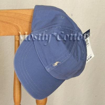 Polo Ralph Lauren BOYS Baseball Cap Hat SLATE BLUE 4 5 6 7 MEDIUM NwT New with Tags