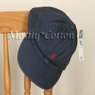 Polo Ralph Lauren BOYS Baseball Cap Hat NAVY BLUE 4 5 6 7 MEDIUM NwT New with Tags