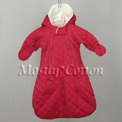 NwT Hanna Andersson Unisex RED Baby Bundle Bag BUNTING Infant Baby 0-12m One-Size