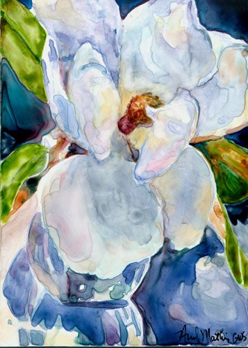 Magnolia 2 painting
