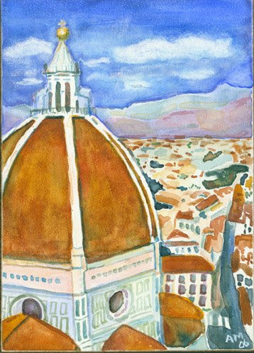 Duomo- View over Florence