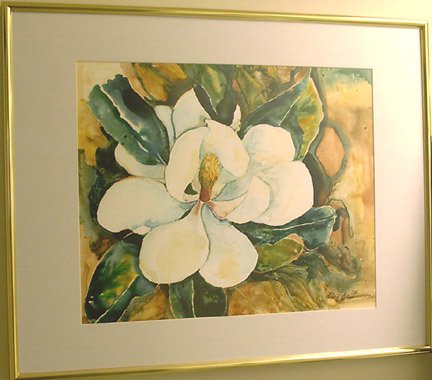 Yupo Magnolia 2- watercolor on yupo paper