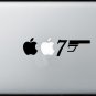 007 James Bond MacBook Air-Pro 11 13 15 17 Vinyl Stickers, Skin, Decal