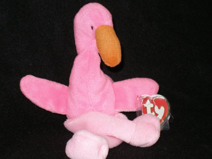Ty Beanie Babies 3rd Gen Pinky Flamingo