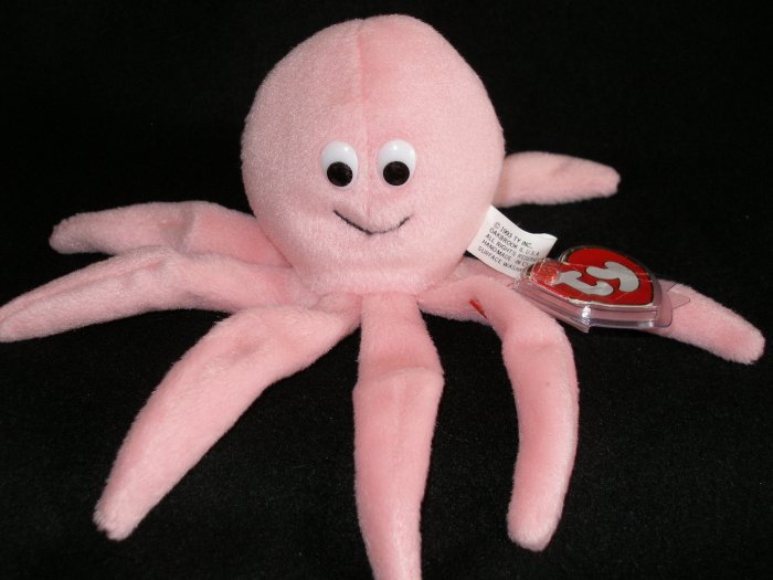 Ty Beanie Babies 3rd Gen Inky Pink Very Hard to Find!!