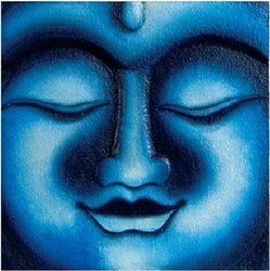 Blue Buddha Wall Plaque