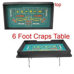 Six Foot Craps Table