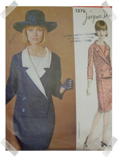 Vogue Paris Originals #1376 Jacques Heim Pattern