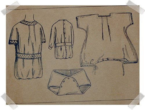 New Idea Pattern #7228 Sz 2 Childs Romper Pattern