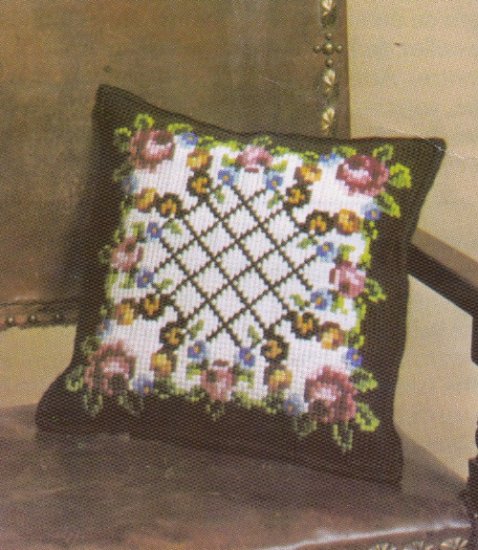 Smyrnalaine Needlepoint Kit ~ Fleur De Paris