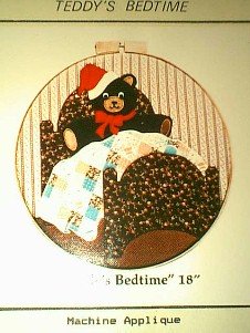 Teddy~s Bedtime Quilt / Applique Pattern