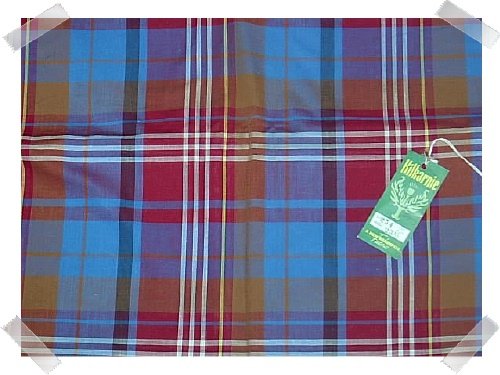 Beautiful Vintage 100% Cotton MADRAS Plaid 3.