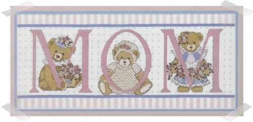 Candamar Designs ~ MOM Teddy Bears Cross stit